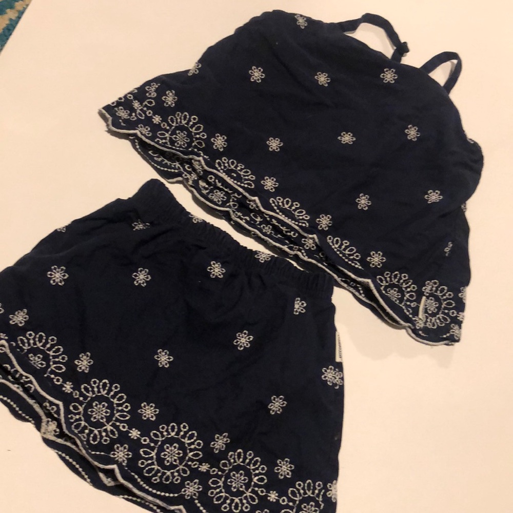 24 month Oshkosh Navy tank and skirt set!